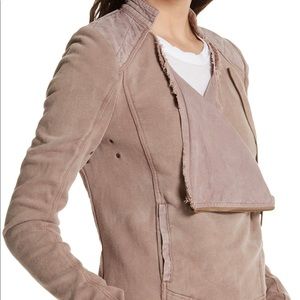 Free People Cotton Shrunken Moto Jacket sz L